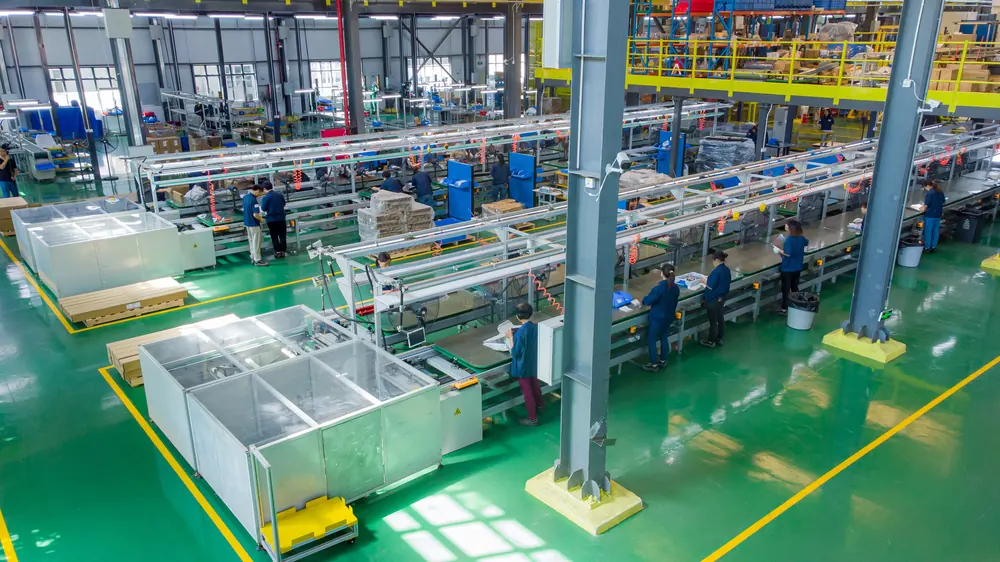 Turnkey electromechanical contract manufacturing production line at Komaspec