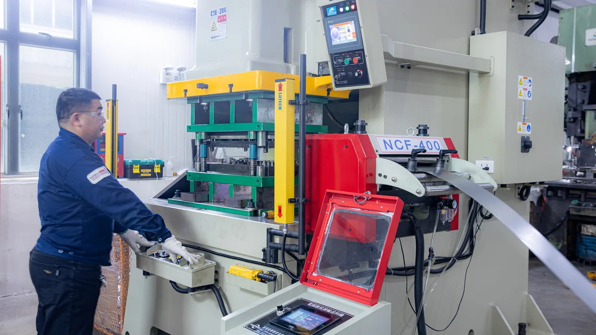 Progressive and Manual Metal Stamping Presses at Komaspec